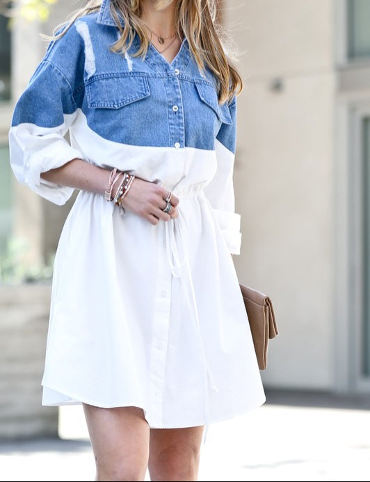 Distressed dress