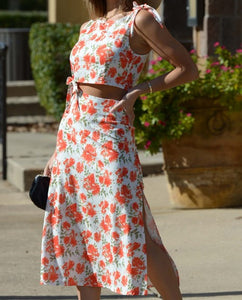 Floral skirtset