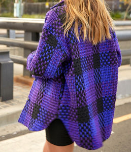 Brushed material jacket