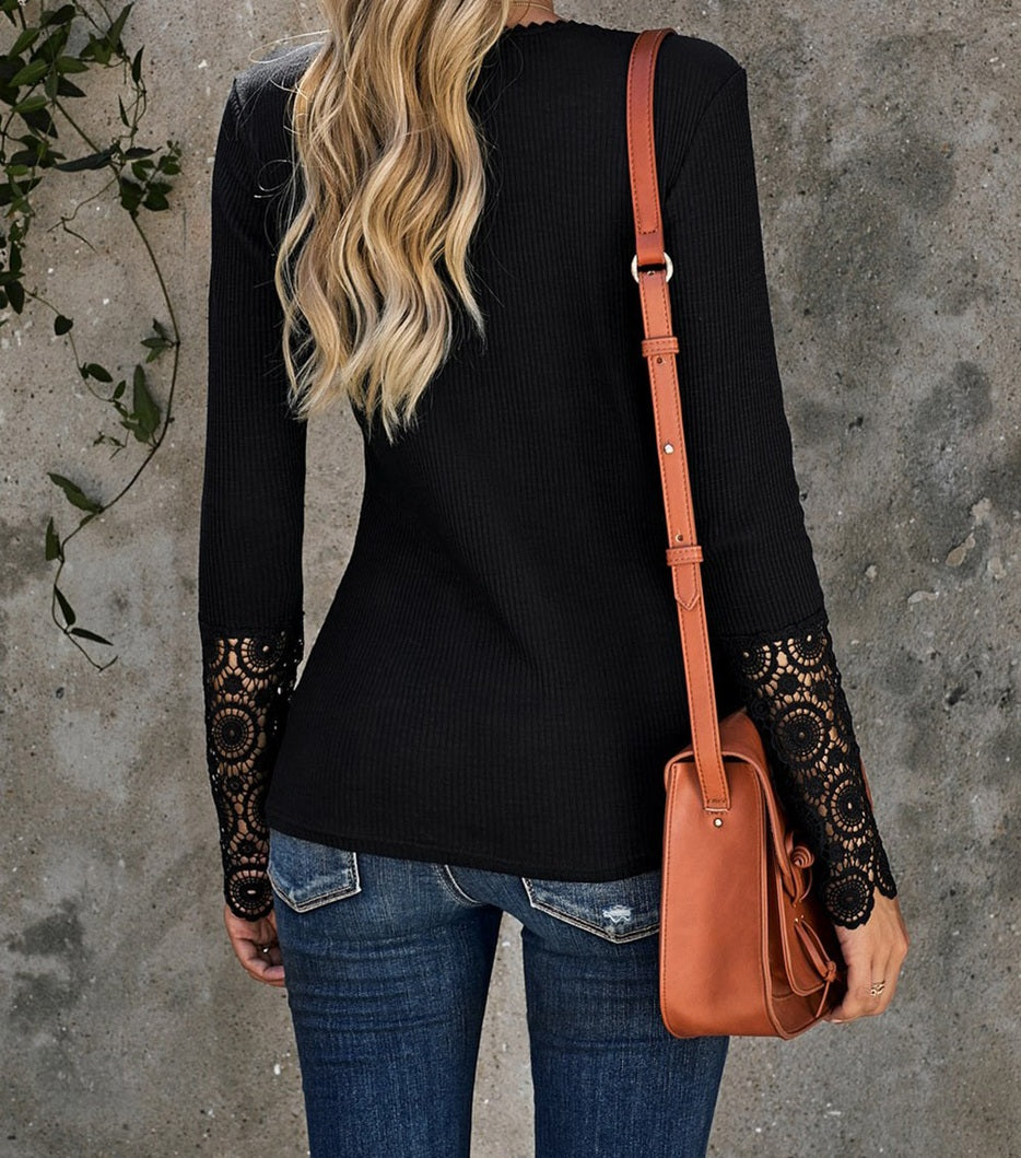 Long Sleeve Button Top
