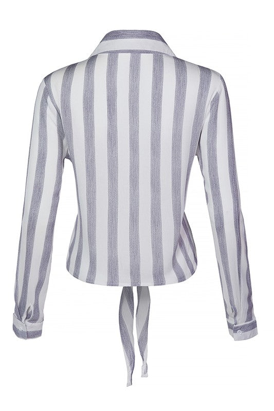 Striped Long Sleeve Top