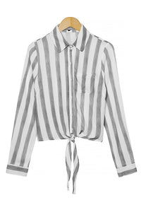 Striped Long Sleeve Top