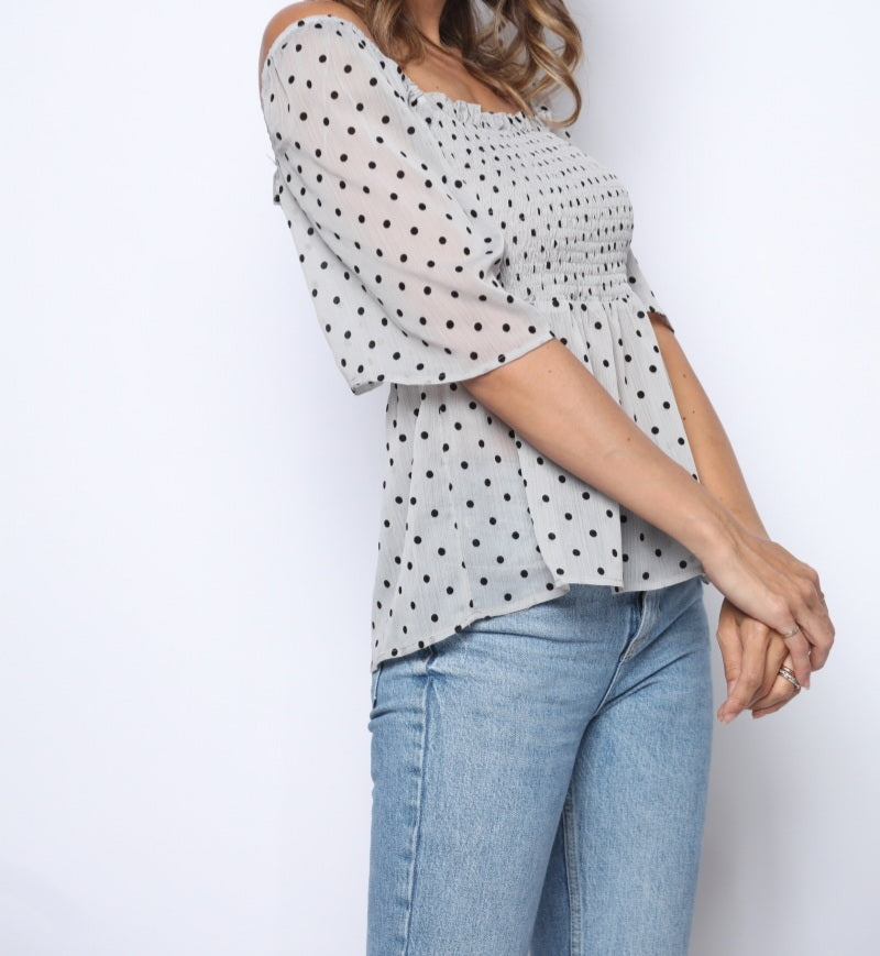 Polka Dot Top