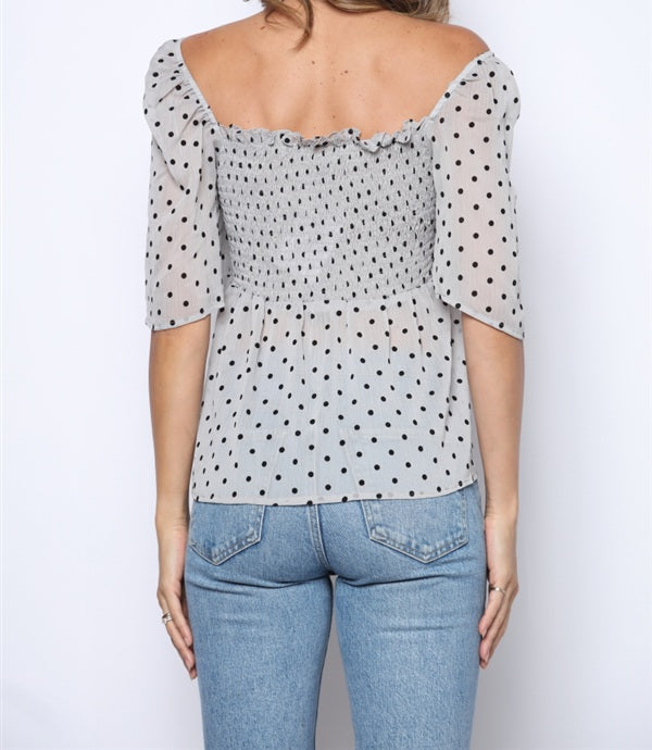 Polka Dot Top