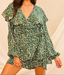 Cape Ruffle Romper