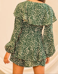 Cape Ruffle Romper