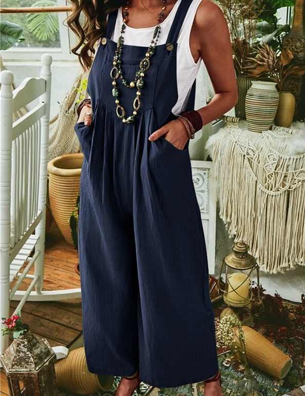 Wide leg jumpsuit