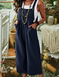 Wide leg jumpsuit