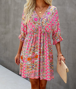V Neck Dress