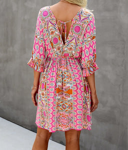 V Neck Dress